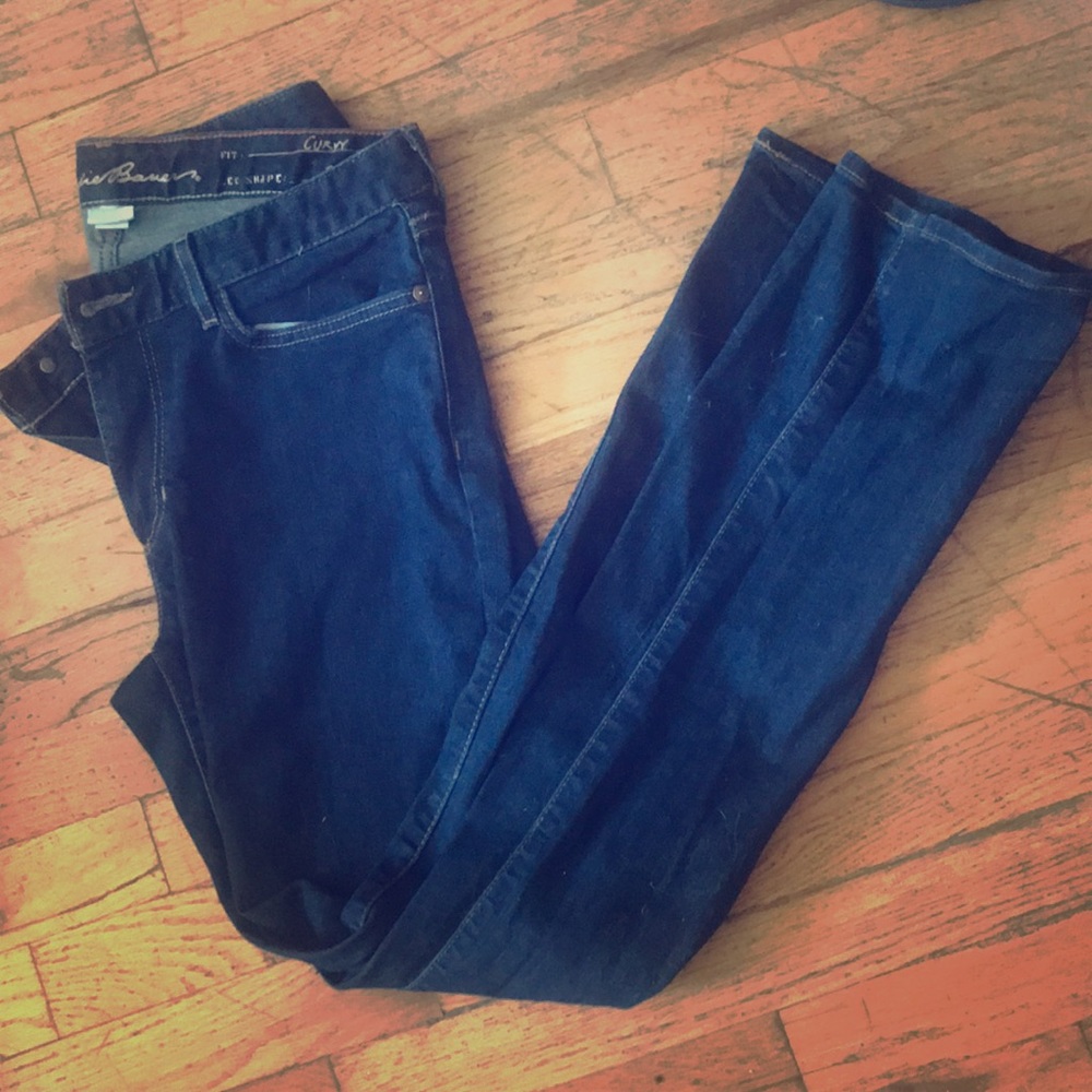 Eddie Bauer CURVY jeans size 8
